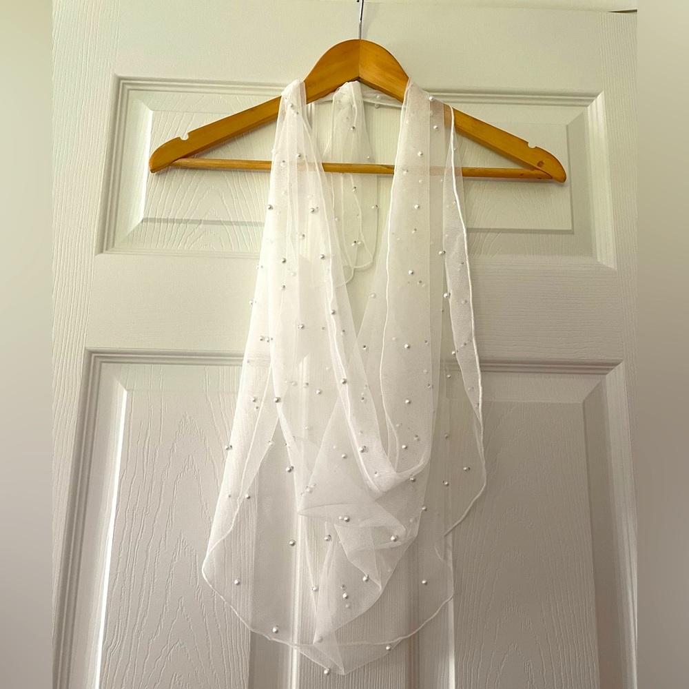 White pearl cover up